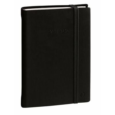 Agenda à élastique Silk - 1 jour par page - 12 x 17 cm - noir - Quo Vadis