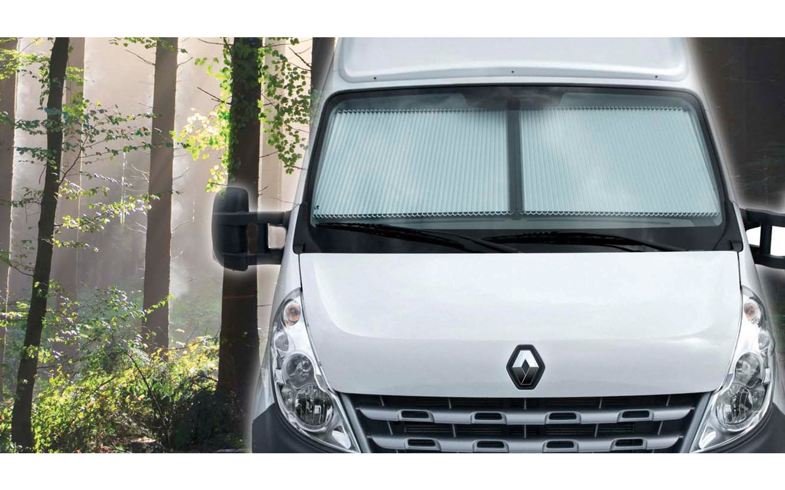 Remis Fahrerhausverdunkelung REMIfront IV Frontscheibe (Links- und Rechtslenker / ohne Sensoren) für Renault Master 04/2011 - 08/2019