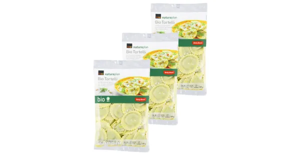 Betty Bossi Naturaplan Bio Tortelli mit Ricotta & Spinat 3x 500g