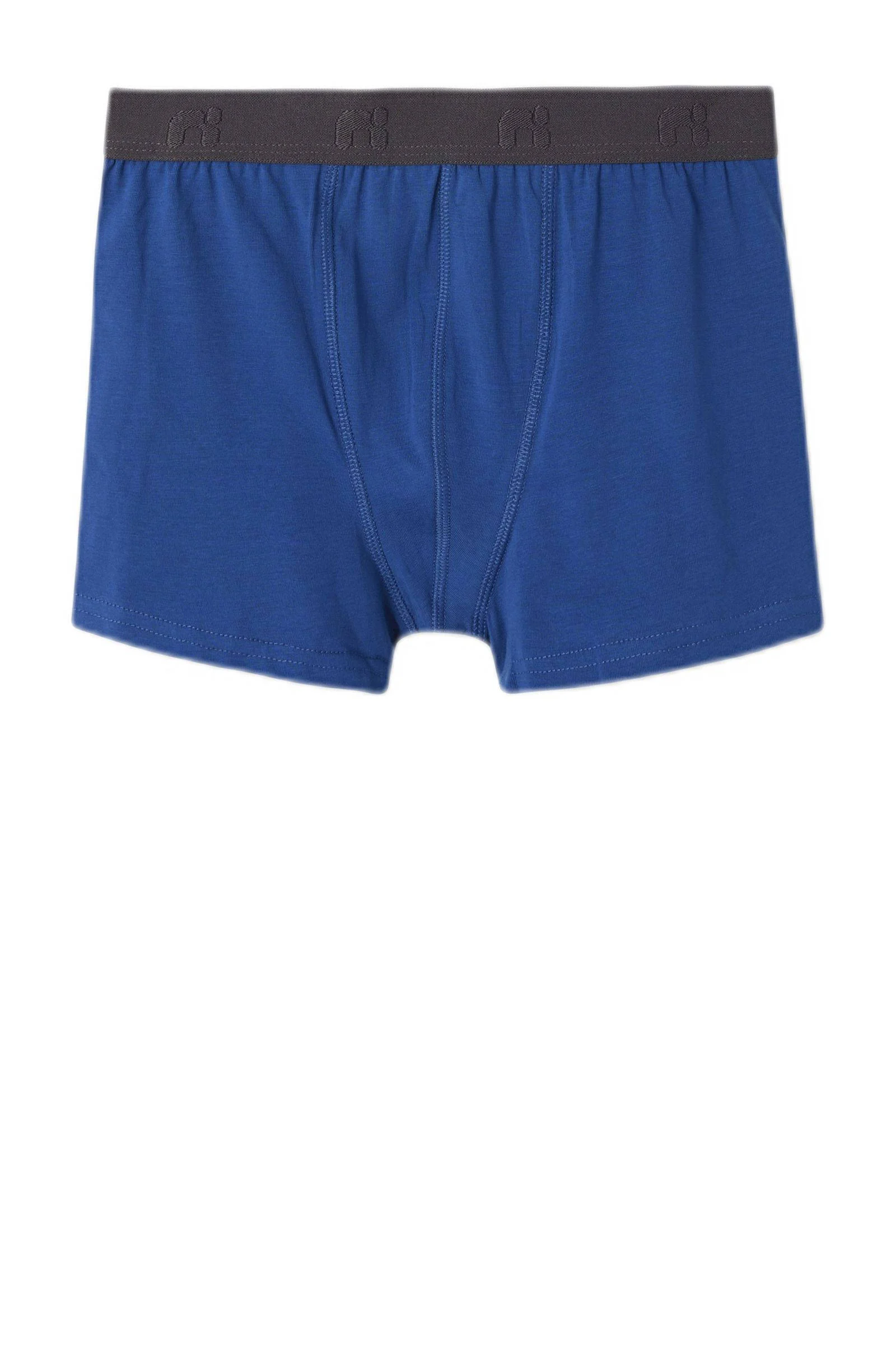 NAME IT boxershort Iron Space - set van 3 donkergrijs/blauw