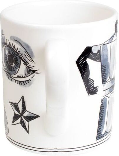 Blond Amsterdam mok Noir I Need A Coffee wit / zwart 0,3 L