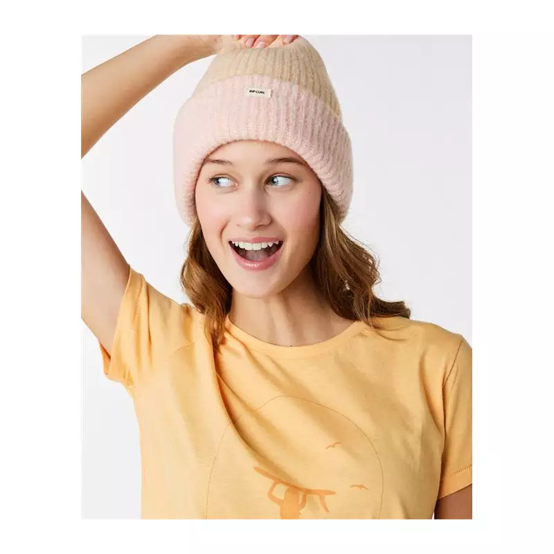 Teeshirt femme RIPCURL Re-Entry Crew Neck Tee Pastel Orange