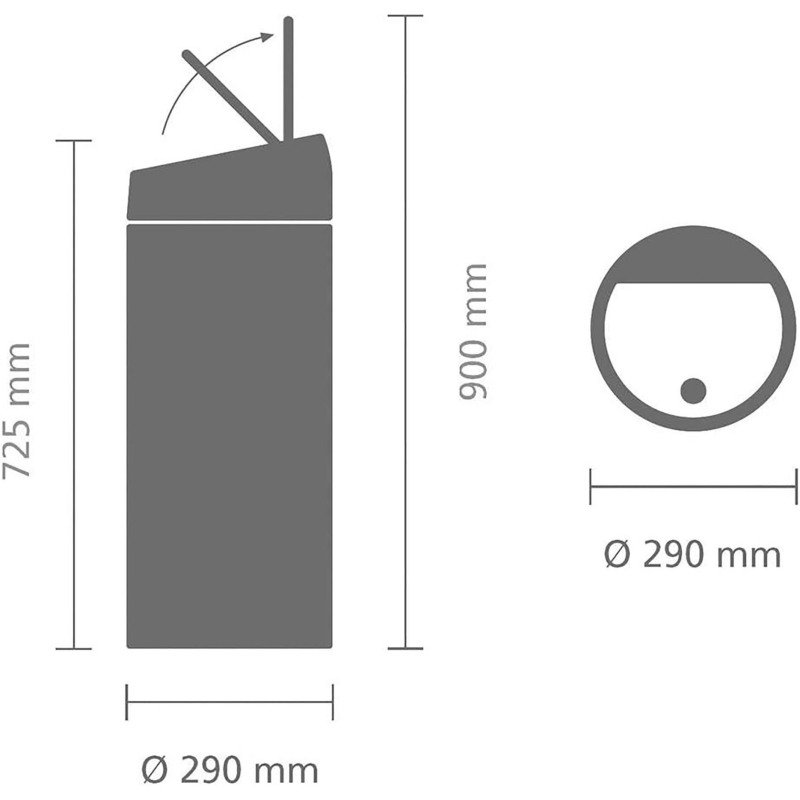 Poubelle Touch Bin New 30L Brabantia