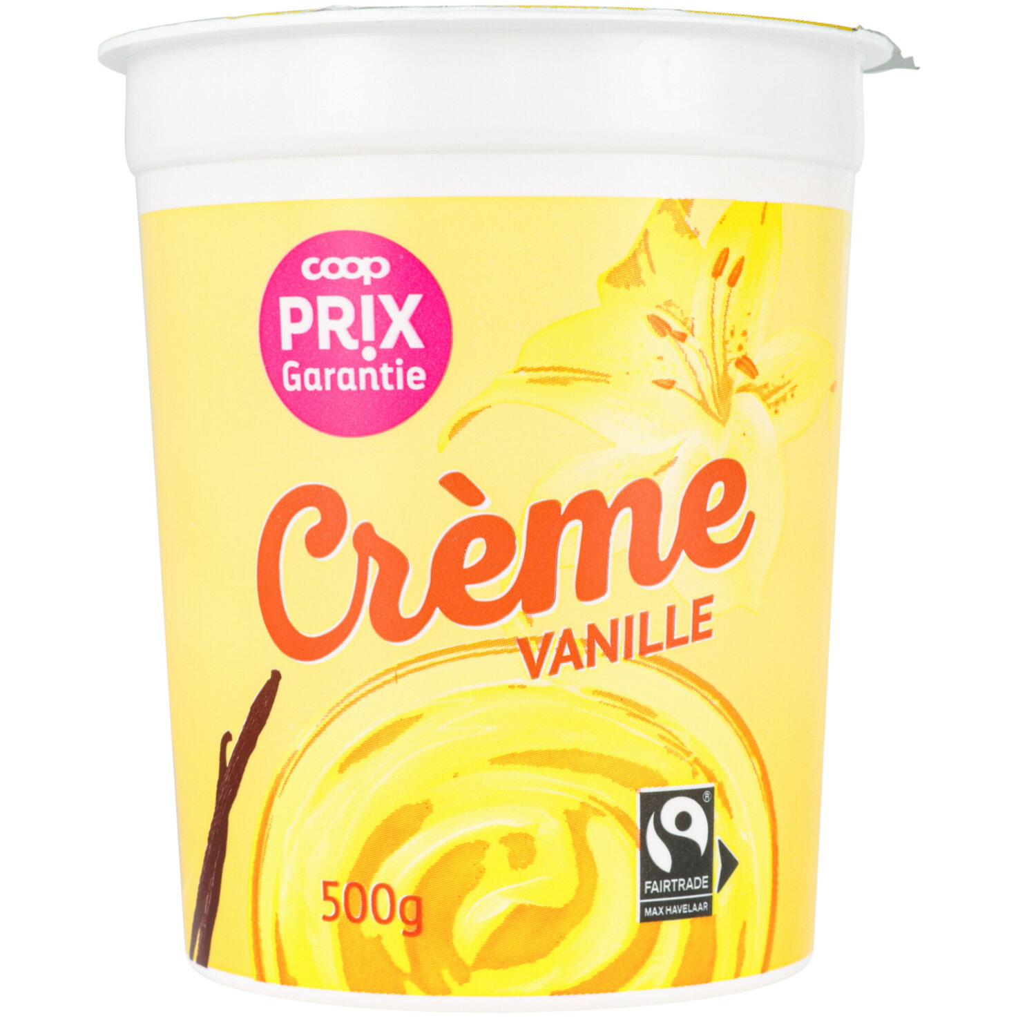 Prix Garantie Fairtrade Crème Vanille -
