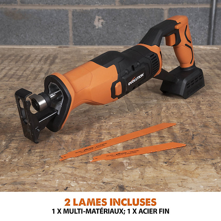 Scie sabre sans fil Evolution R150RCP-LI 18V (sans batterie)