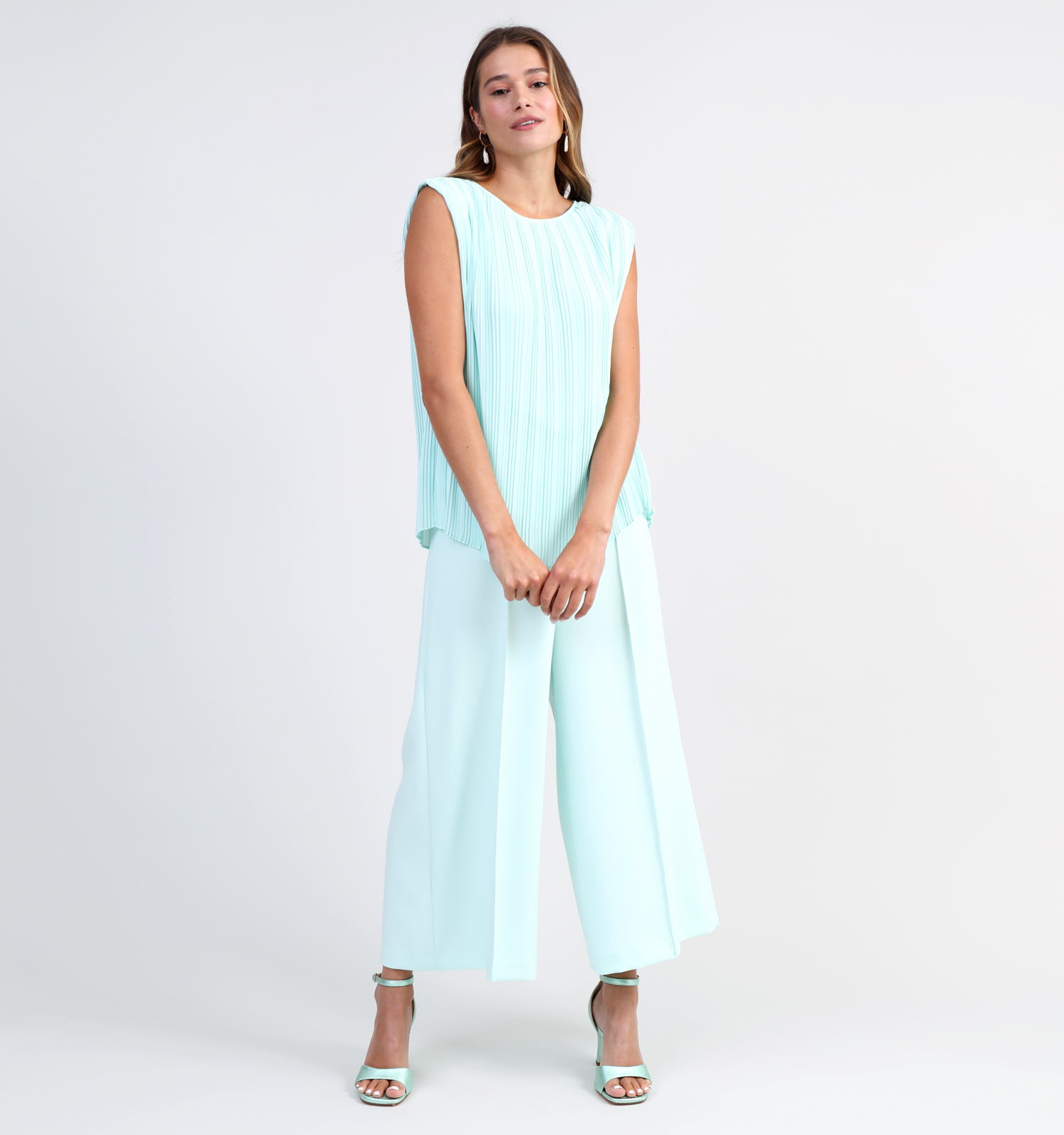 Topje turquoise