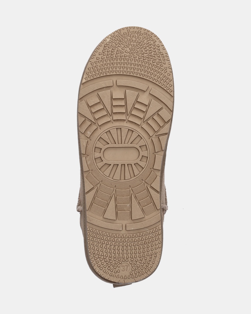 Nelson Gevoerde boots  - beige