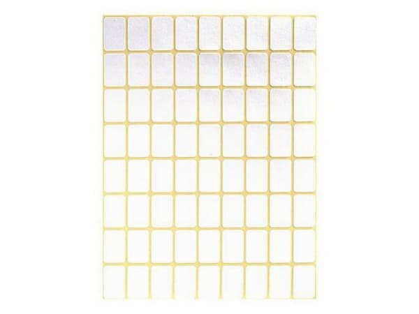 Etikett Avery Manuell 12X18Mm Hvit (1800 stk) (1 stk.)