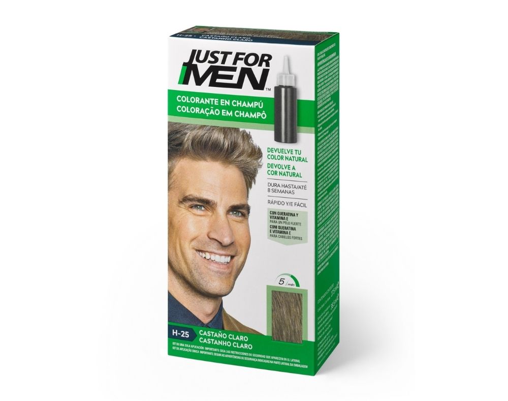 COLORAÇÃO JUST FOR MEN CASTANHO CLARO NATURAL