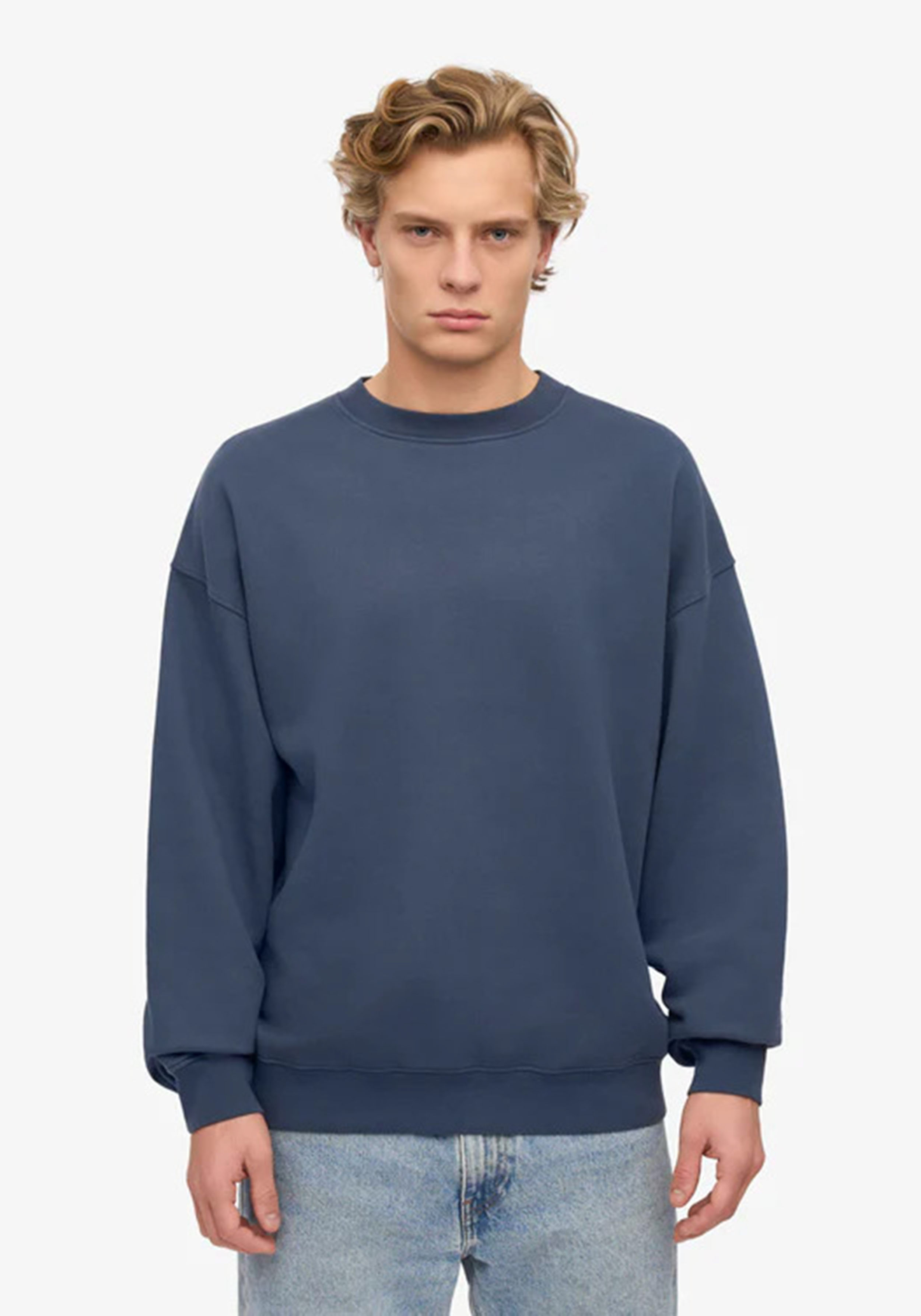 Colorful Standard Oversized Sweatshirt Petrol Blue