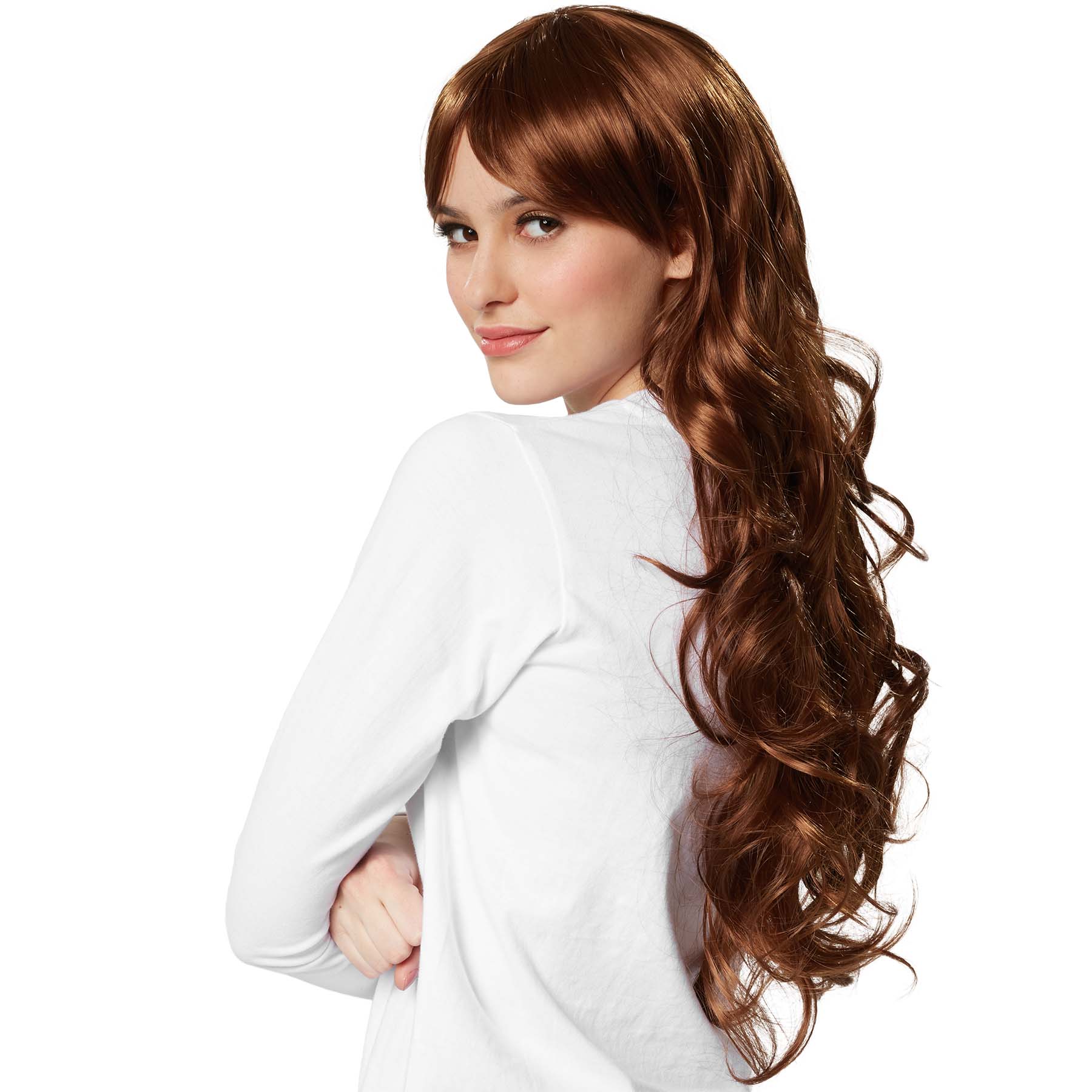 tectake® Perücke Lange Haare Locken