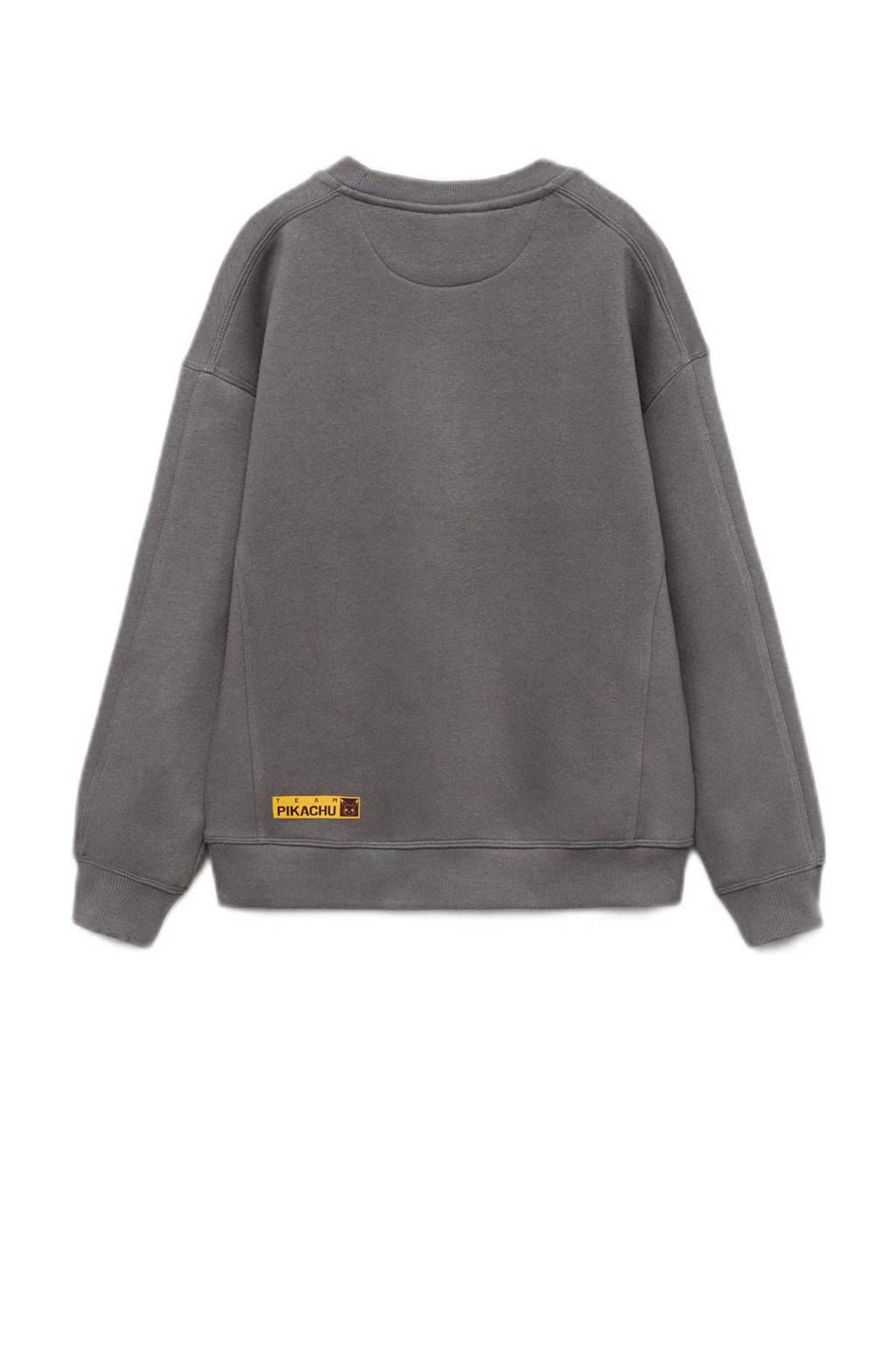 Mango Kids Pokemon sweater antraciet