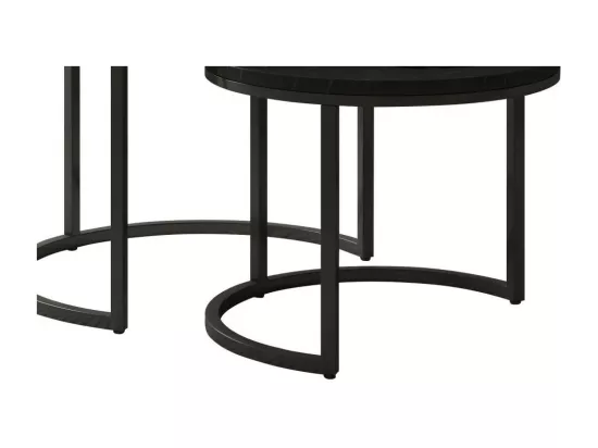Table basse collection GOJI noir.