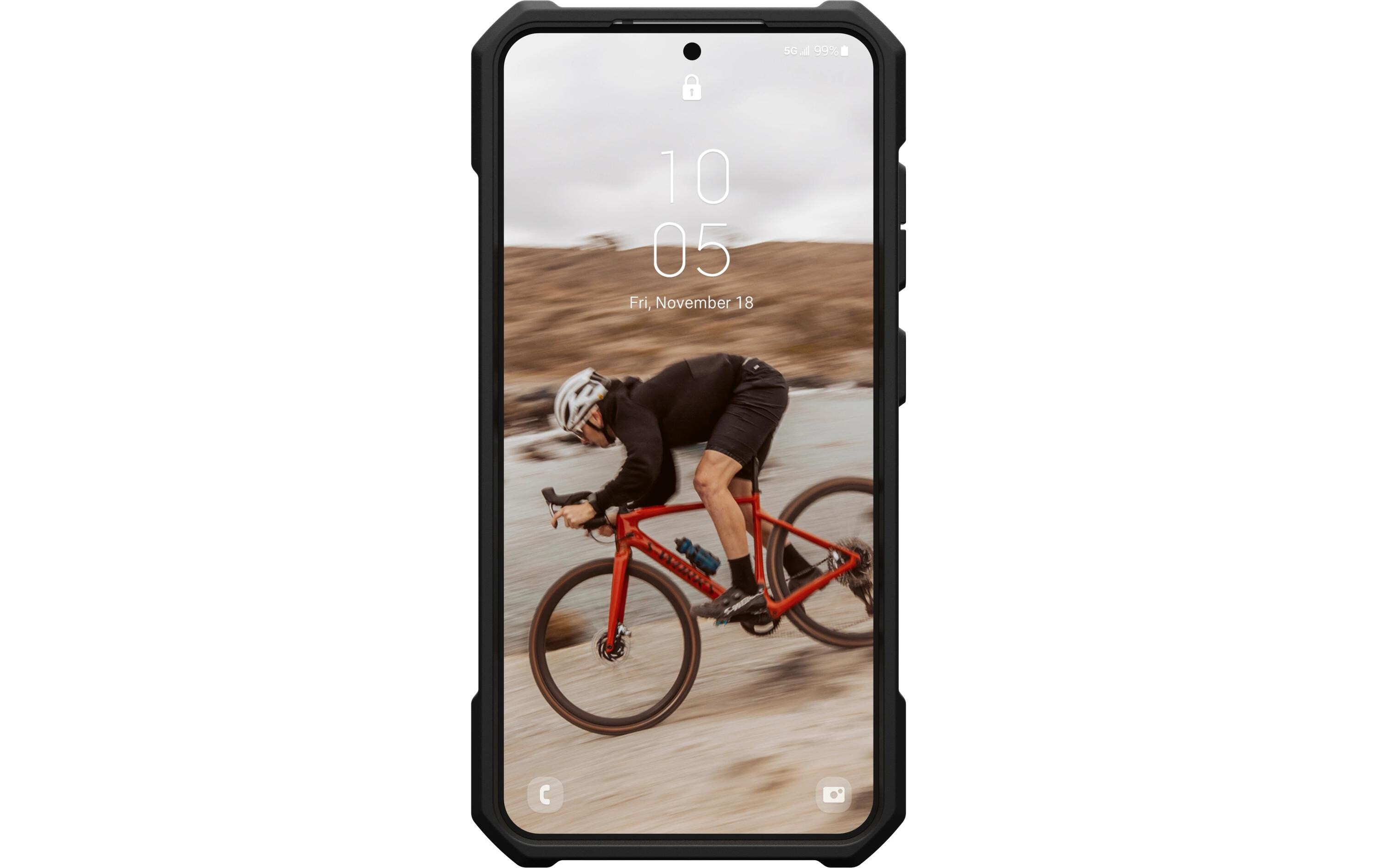Back Cover Essential Armor Galaxy S25 BlackSchutzhülle für das Samsung Galaxy S25