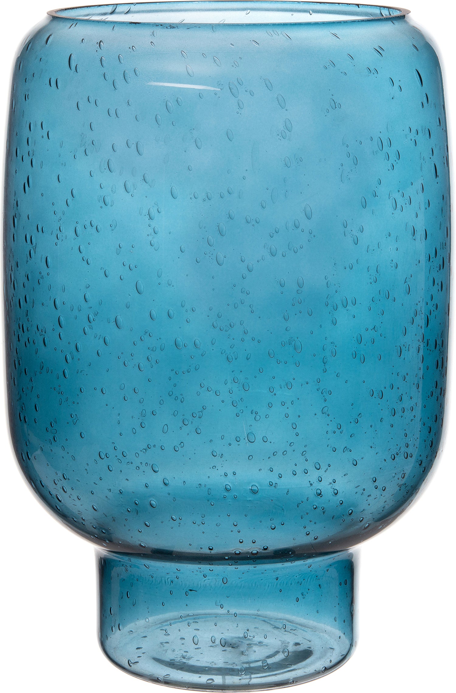 Intratuin vaas Dries blauw D 17 H 23 cm