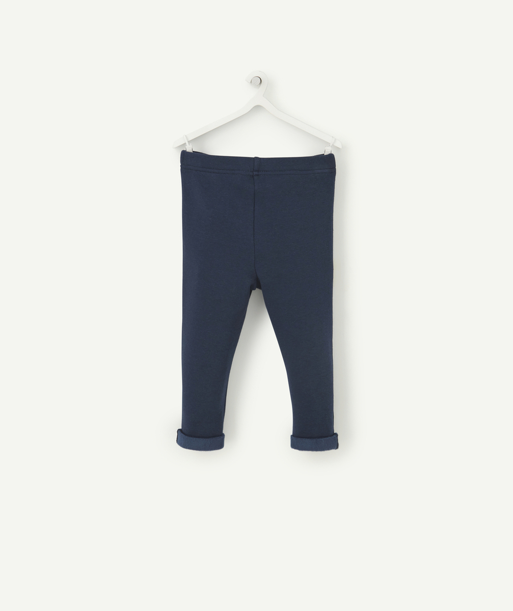LEGGING BLEU MARINE BÉBÉ FILLE HYPER CONFORT