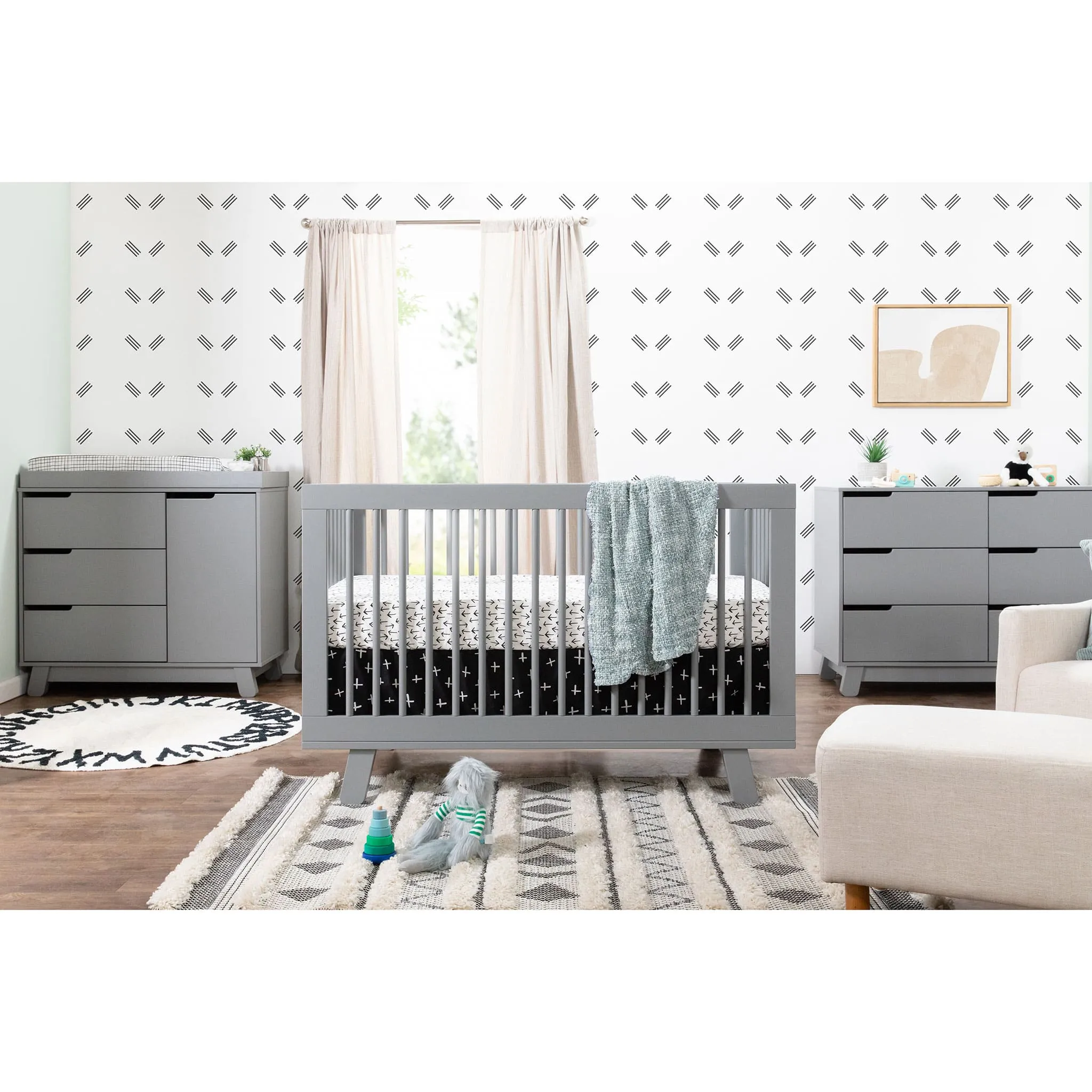 Babyletto Bureau 6 Tiroirs Hudson - Gris