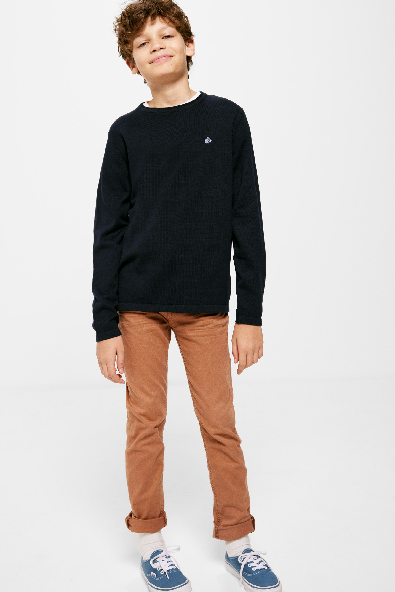 Camisa infantil com reforço nos cotovelos