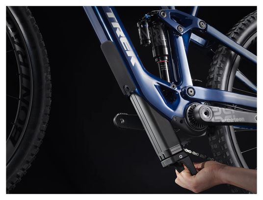 VTT Électrique Tout-Suspendu Trek Fuel EXe 9.8 Sram GX Eagle AXS 12V 360 Wh 29'' Bleu Mulsanne