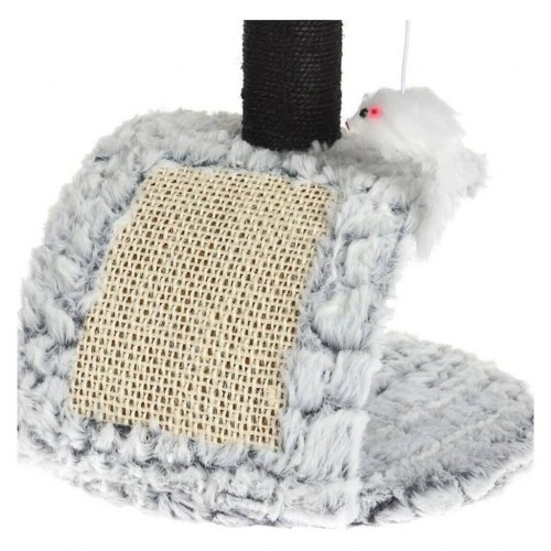 Arranhador para Gatos Pets Collection com Suporte, Cinza