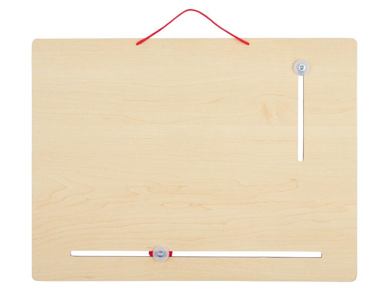 Houten speelgoed laptop of magnetische klok