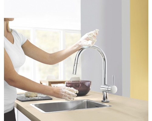 GROHE Touch keukenkraan MINTA TOUCH chroom 31358002