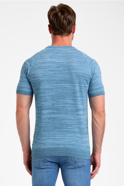 Gabbiano blauwe heren t-shirt