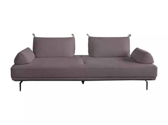 Canapé-lit - Violette tissu tissé - CANE