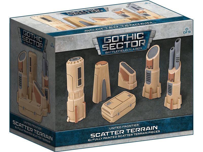 Gale Force Nine Gelände Gothic Sector: United Frontier Scat Vorbemaltes Gelände für Miniaturen-Spiele