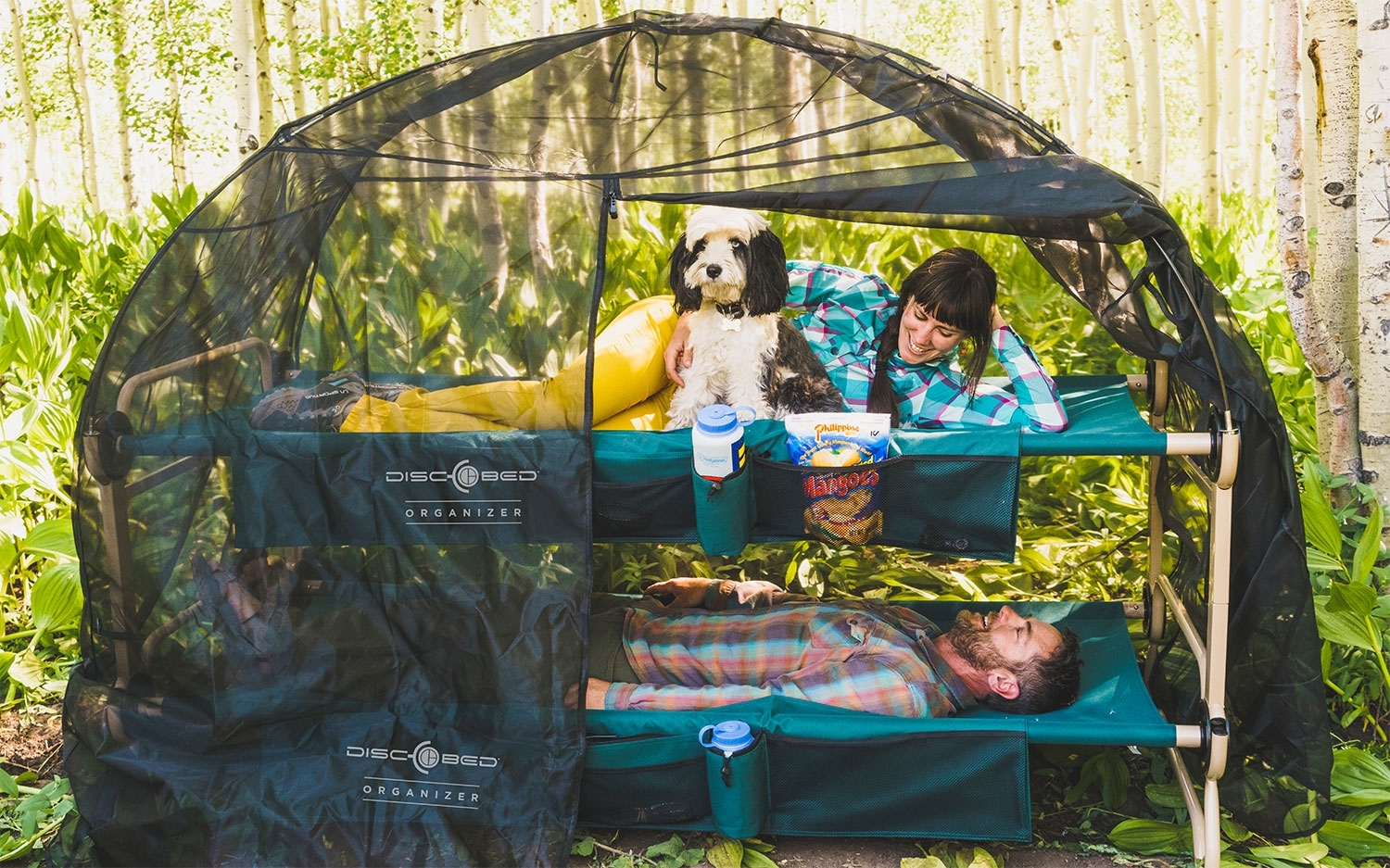 Disc-O-Bed Mosquitonetz mit Rahmen