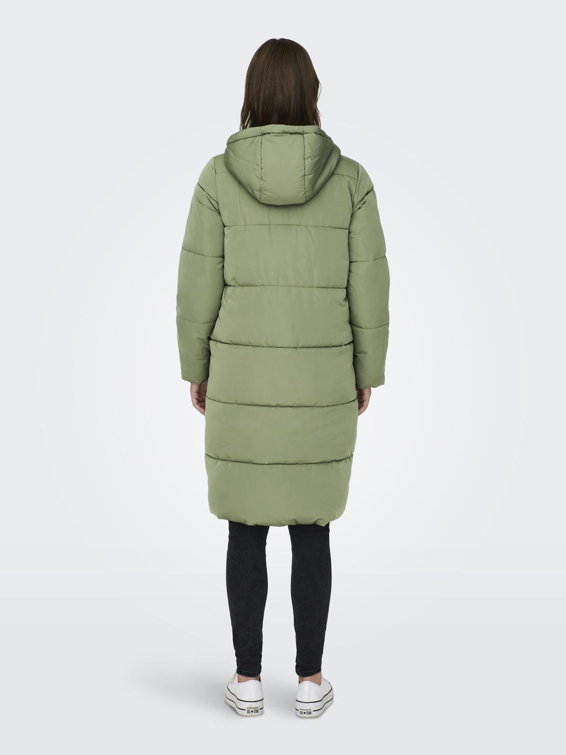 OLMABBIE Steppmantel Oil Green