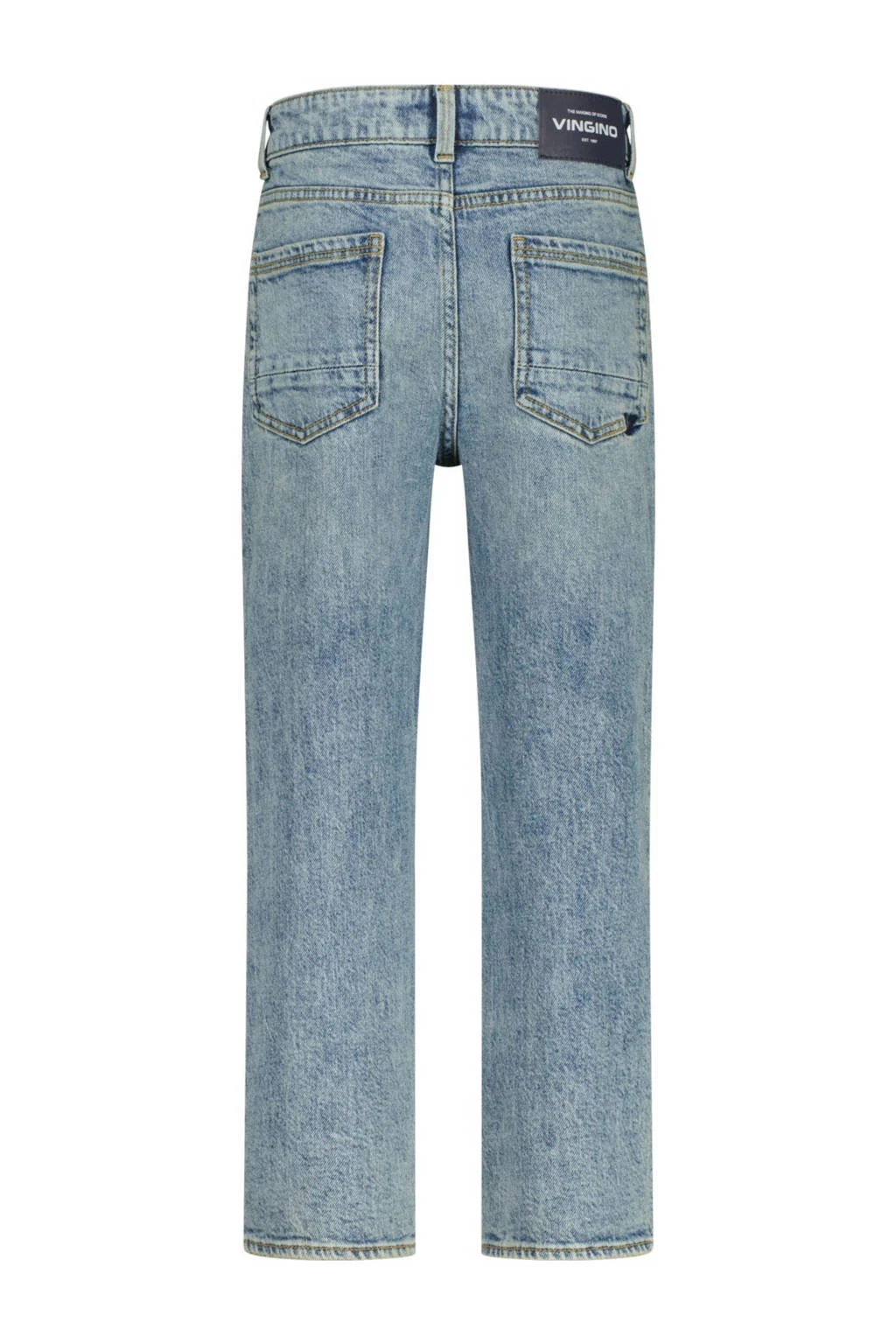 Vingino relaxed  waist regular fit jeans light blue denim