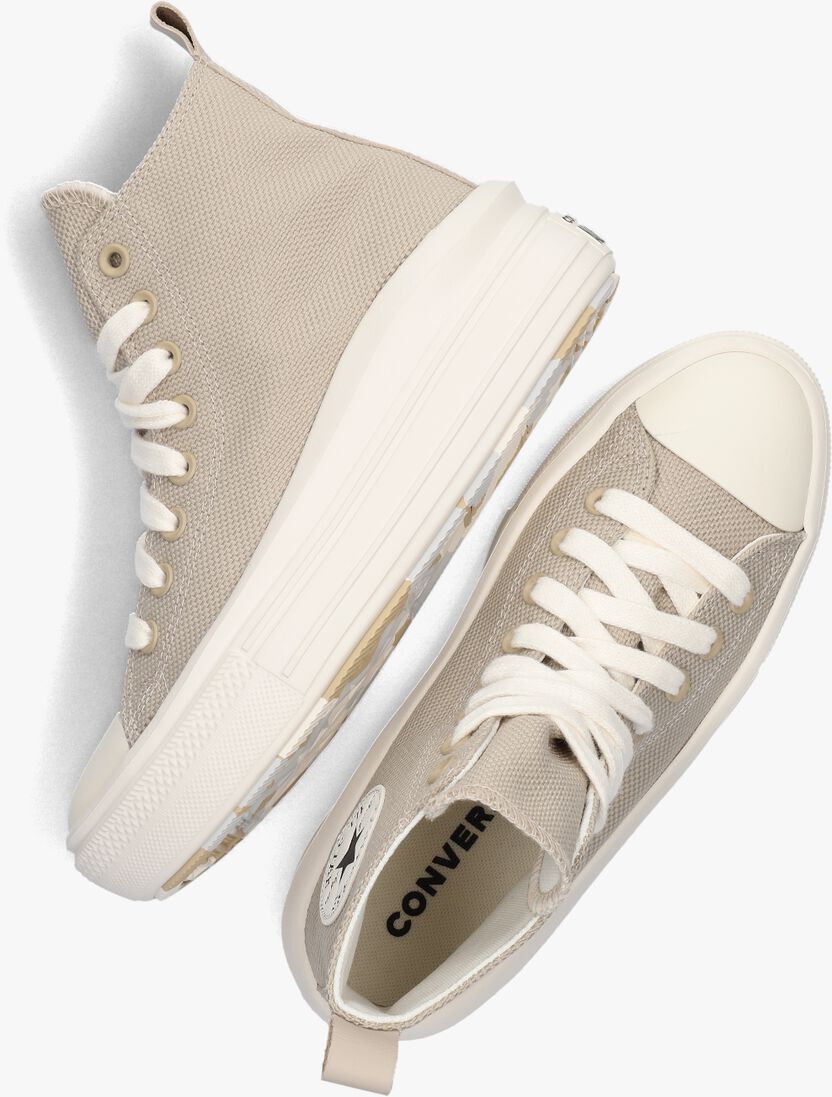 CONVERSE grijze converse hoge sneaker chuck taylor all star move