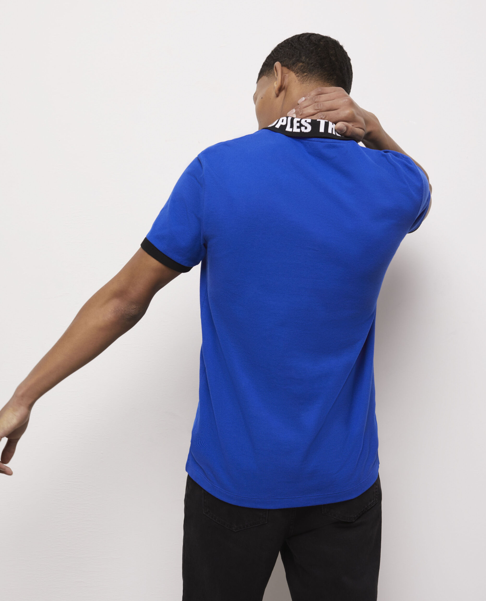 Polo bleu