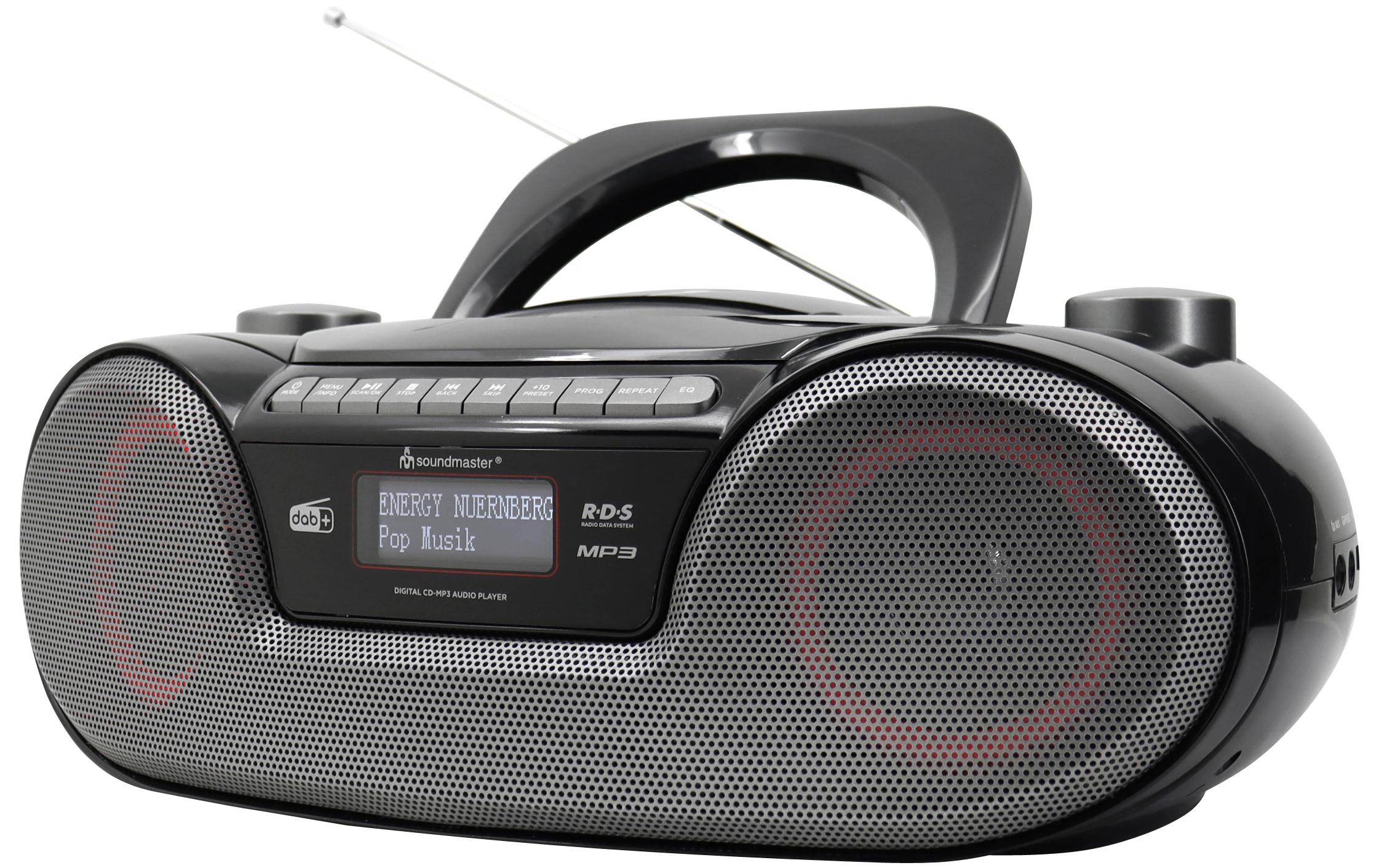 DAB+ Radio SCD8300SW Schwarz<br>Boombox mit DAB+/CD/USB/Bluetooth