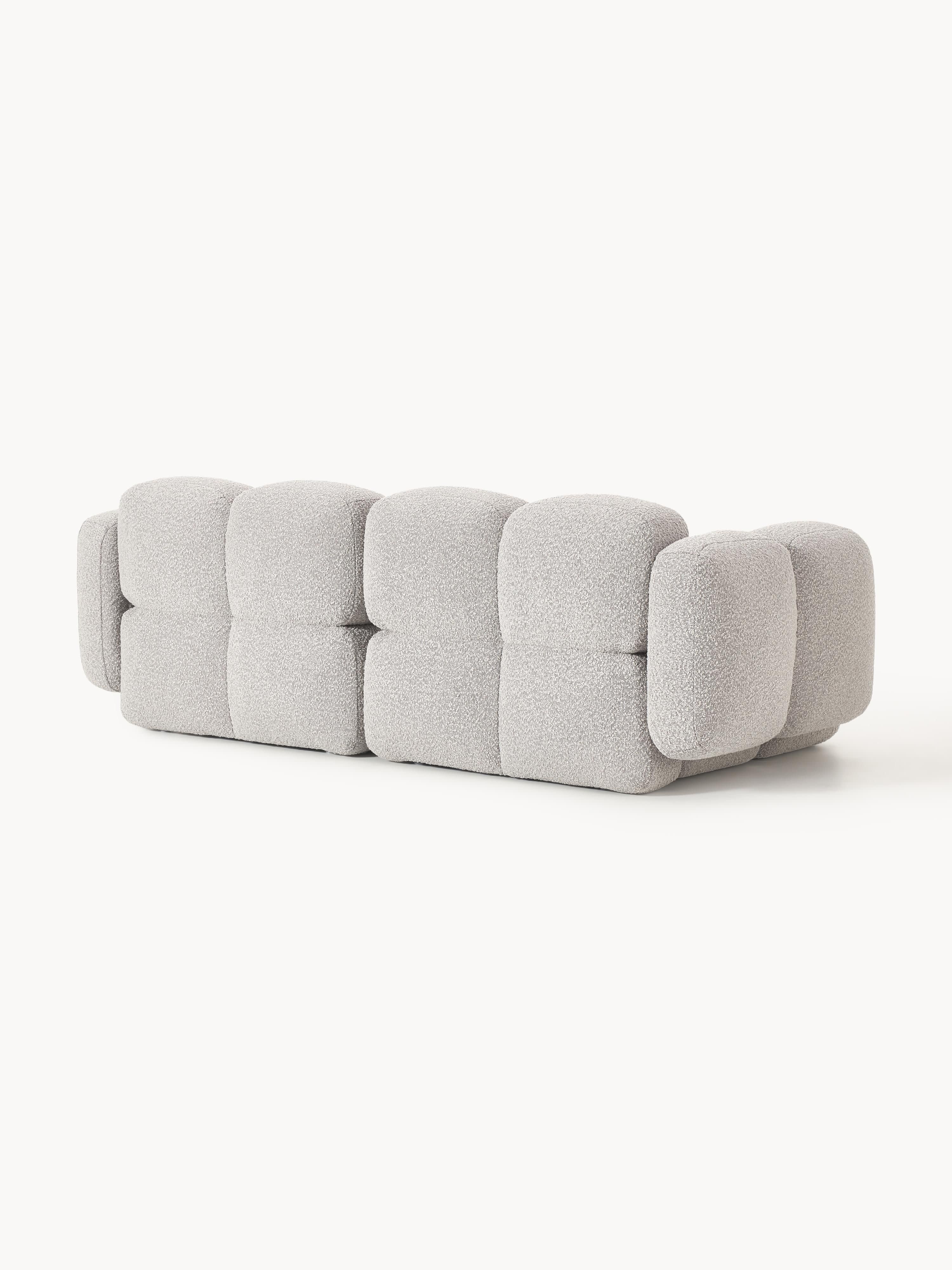 Modulaire bank Tayla (3-zits) van bouclé