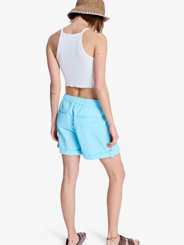 Sweetest Day Short décontracté Bleu Femme