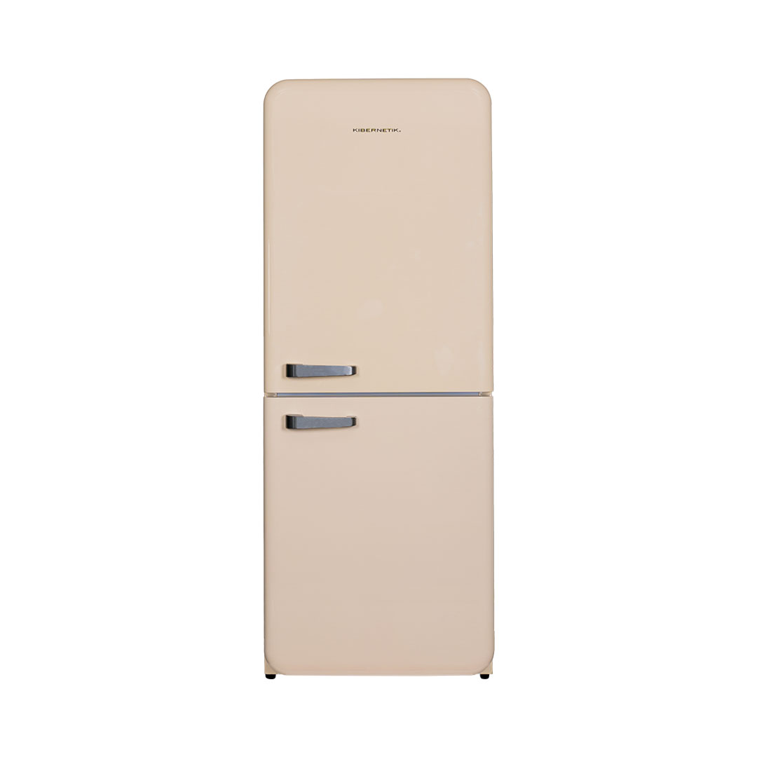 Kibernetik FSP Retro Kühl-Gefrierkombination 401 Liter, beige