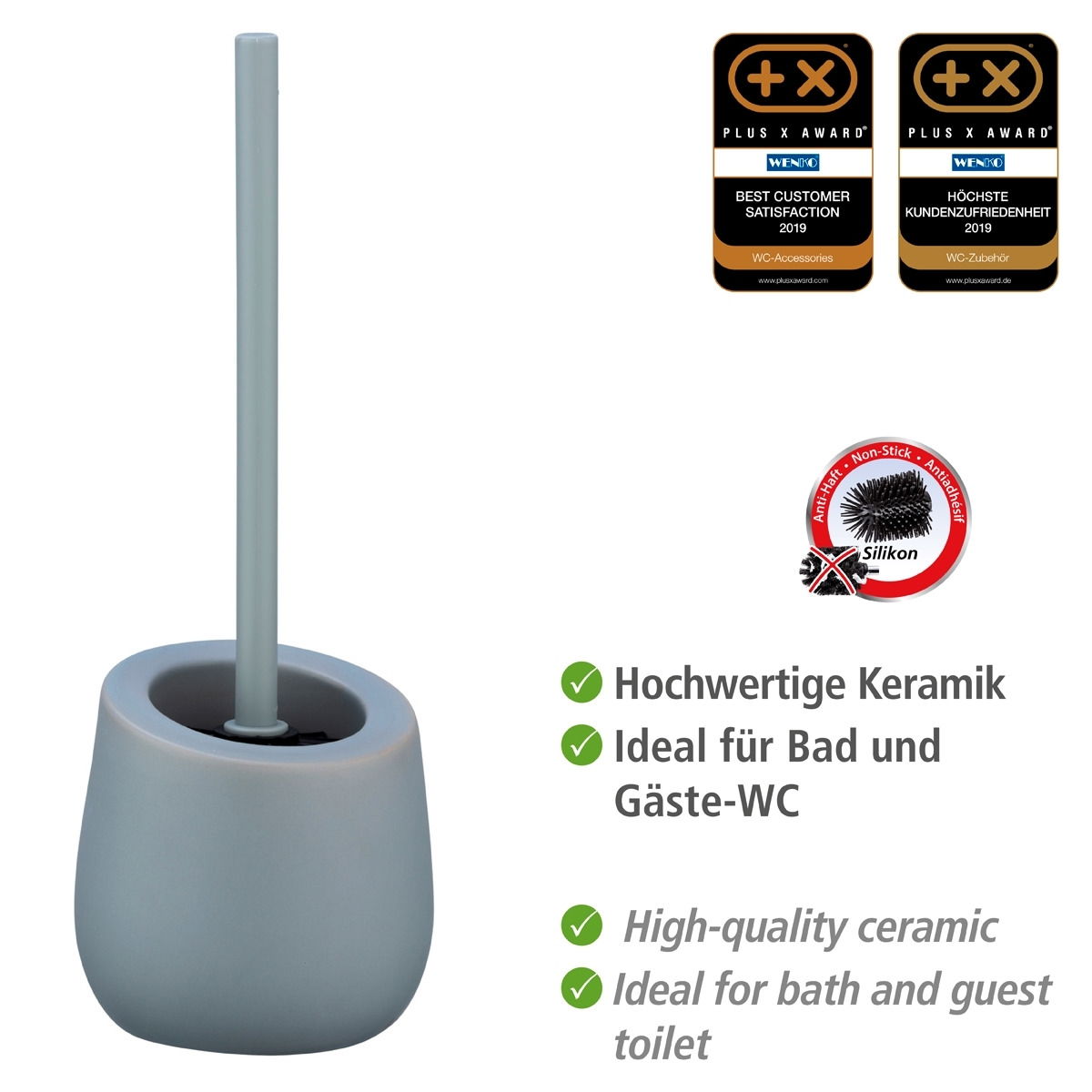 Wenko Keramik Bad-Accessoire-Set BADI