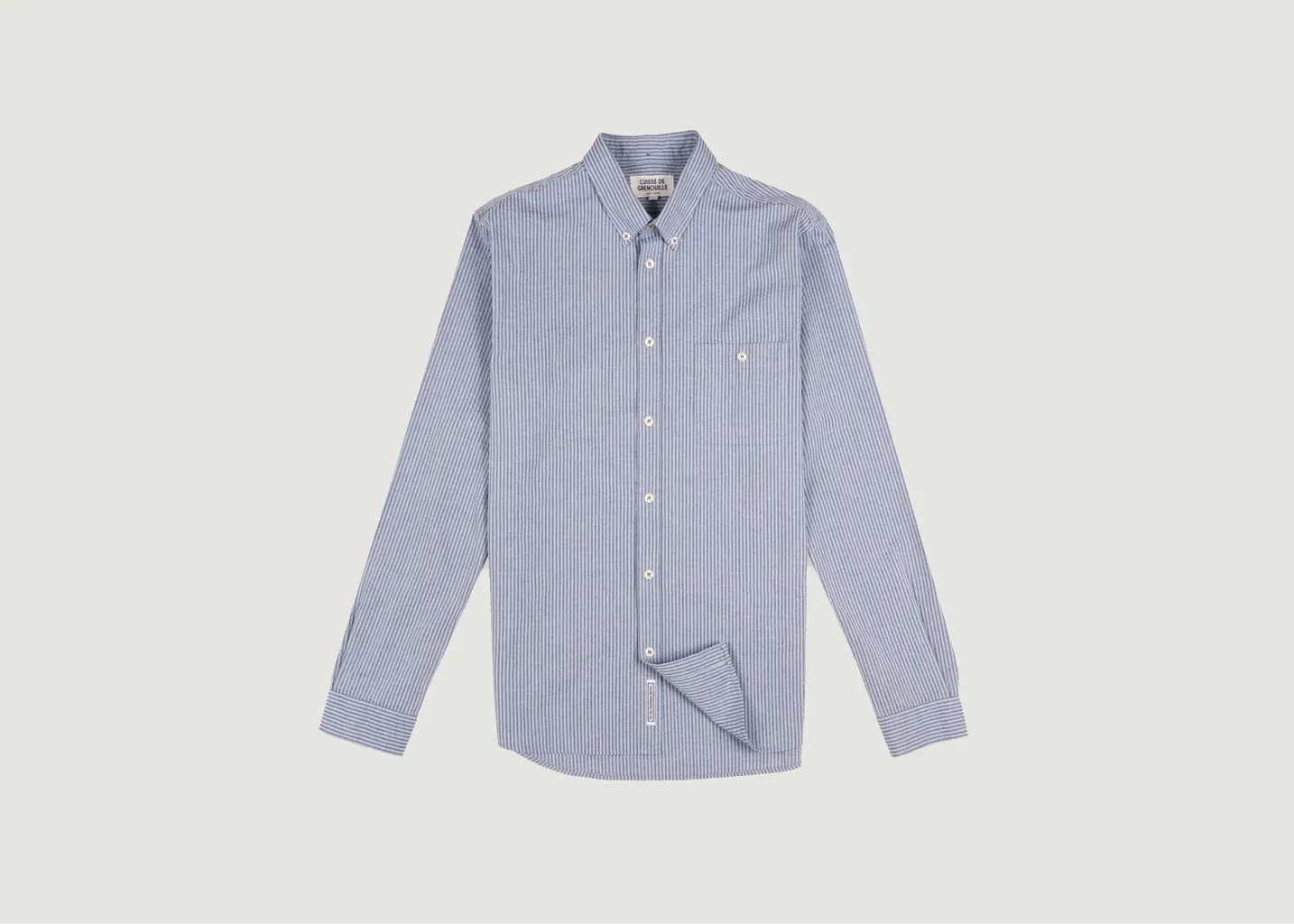 Chemise Severin Seersucker Cuisse de Grenouille