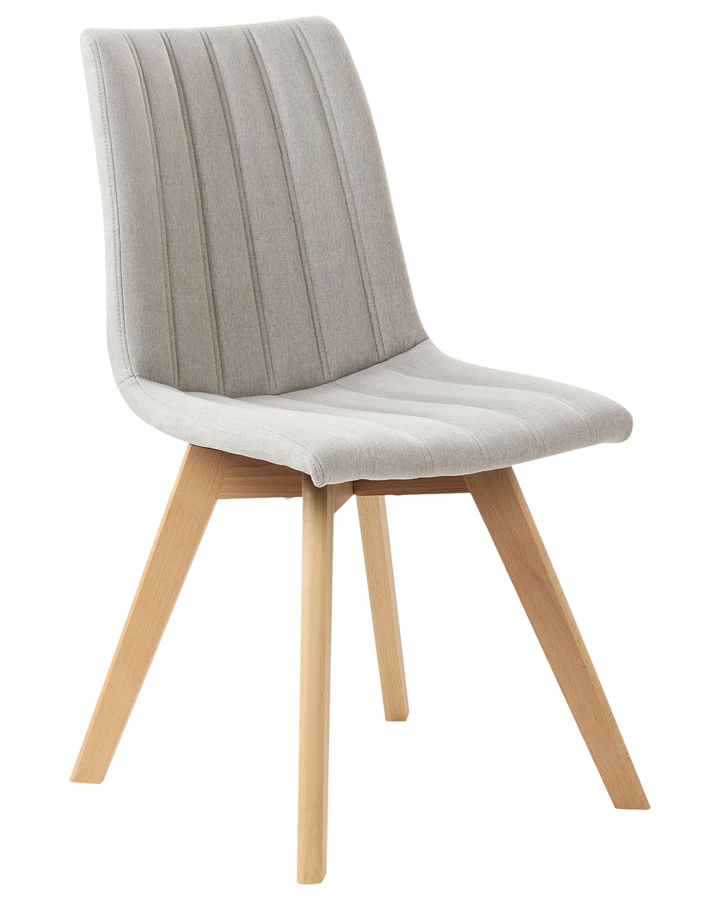 Set van 2 eetkamerstoelen CALGARY Lichtgrijs