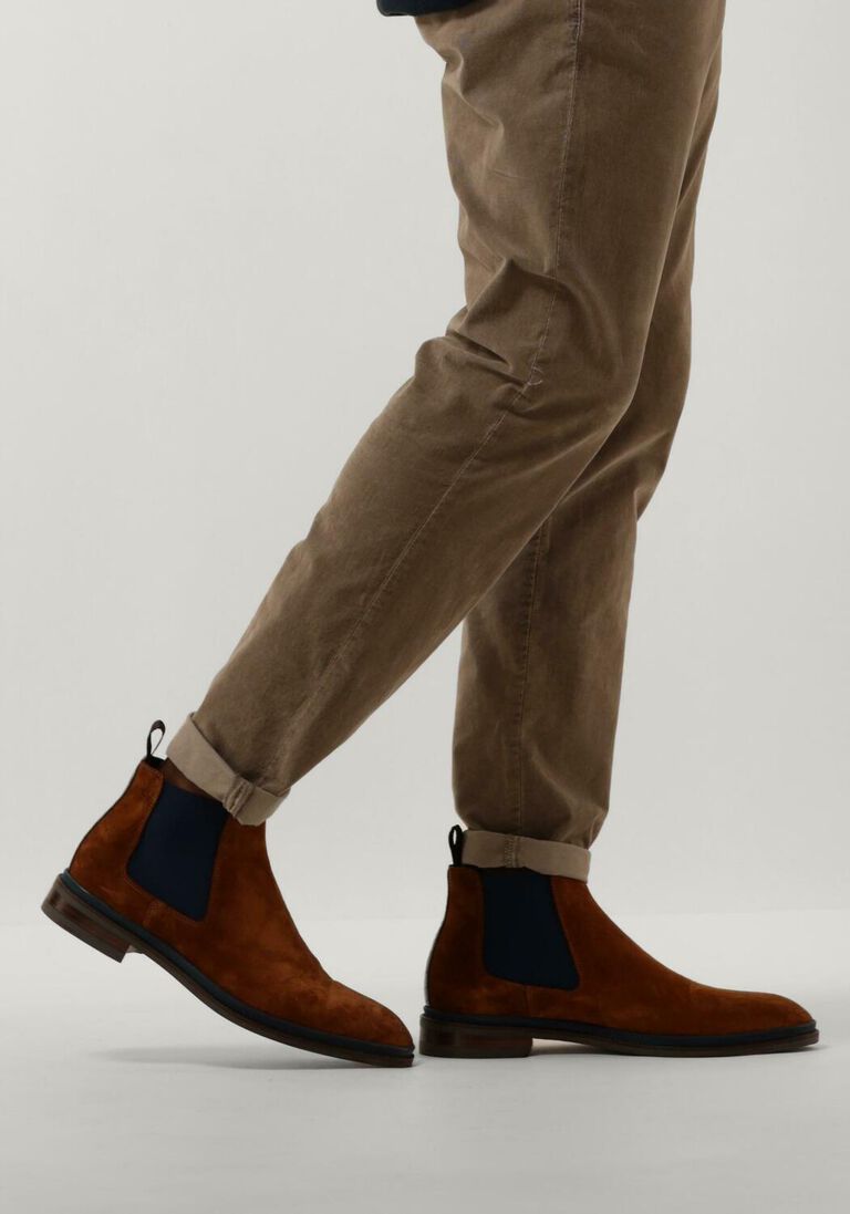 GIORGIO cognac giorgio chelsea boots 85815