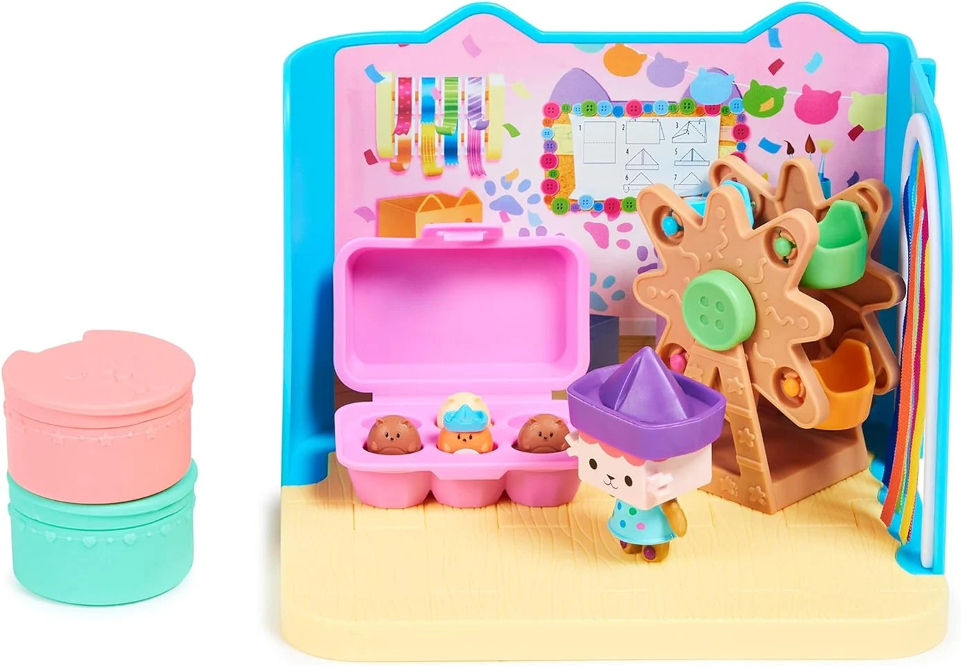 Gabby's Dollhouse - Deluxe Room - Baby box craft-a-riffic Room