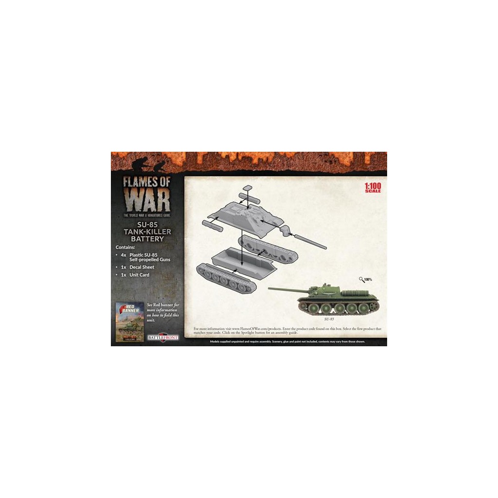 Flames of War - SU-85 Tankl-Killer Battery