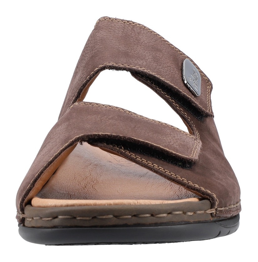 Rieker Pantolette  Klettschuh, Sandale, Sommerschuh mit praktischem Klettverschluss
