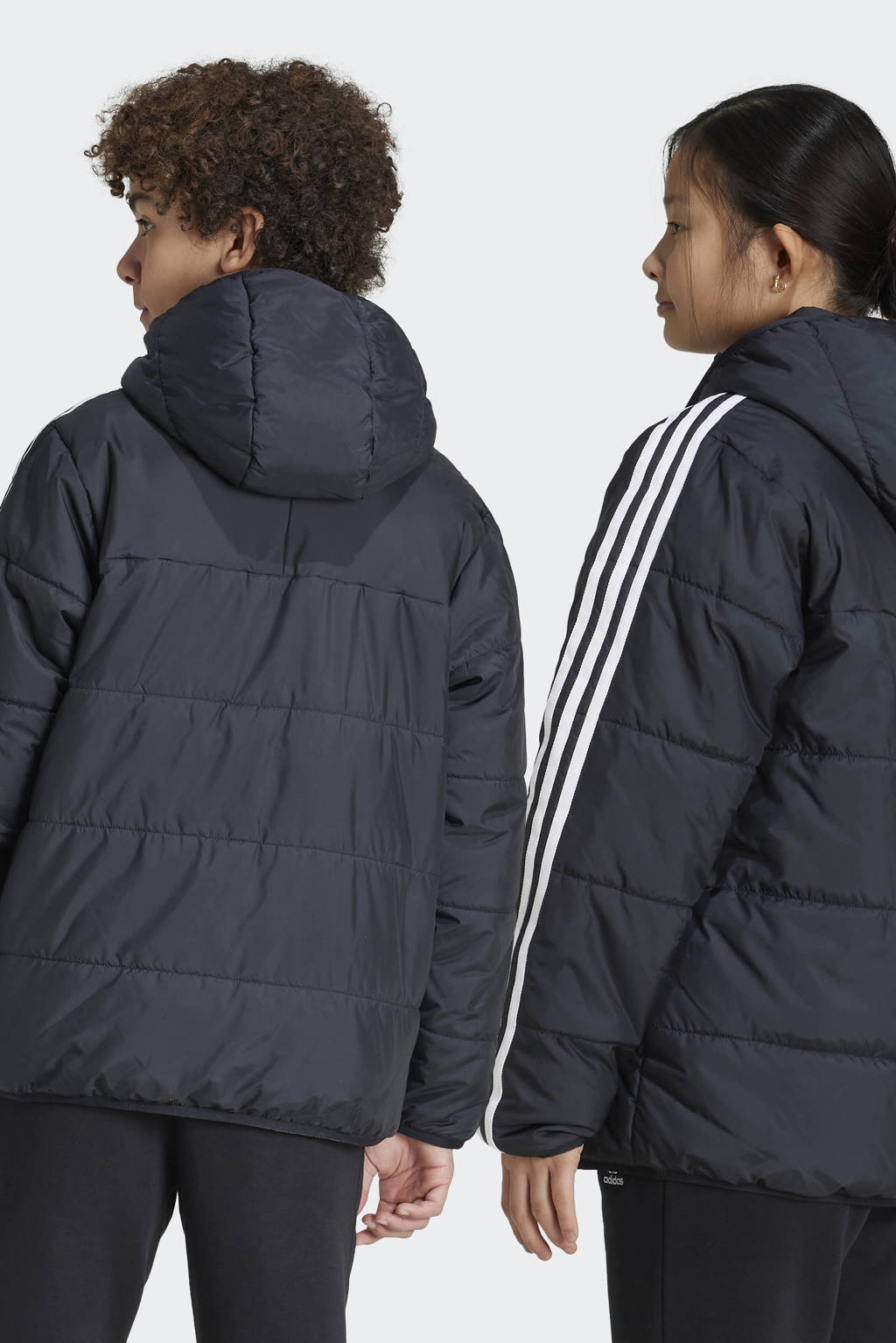 adidas jas Adicolor zwart/wit
