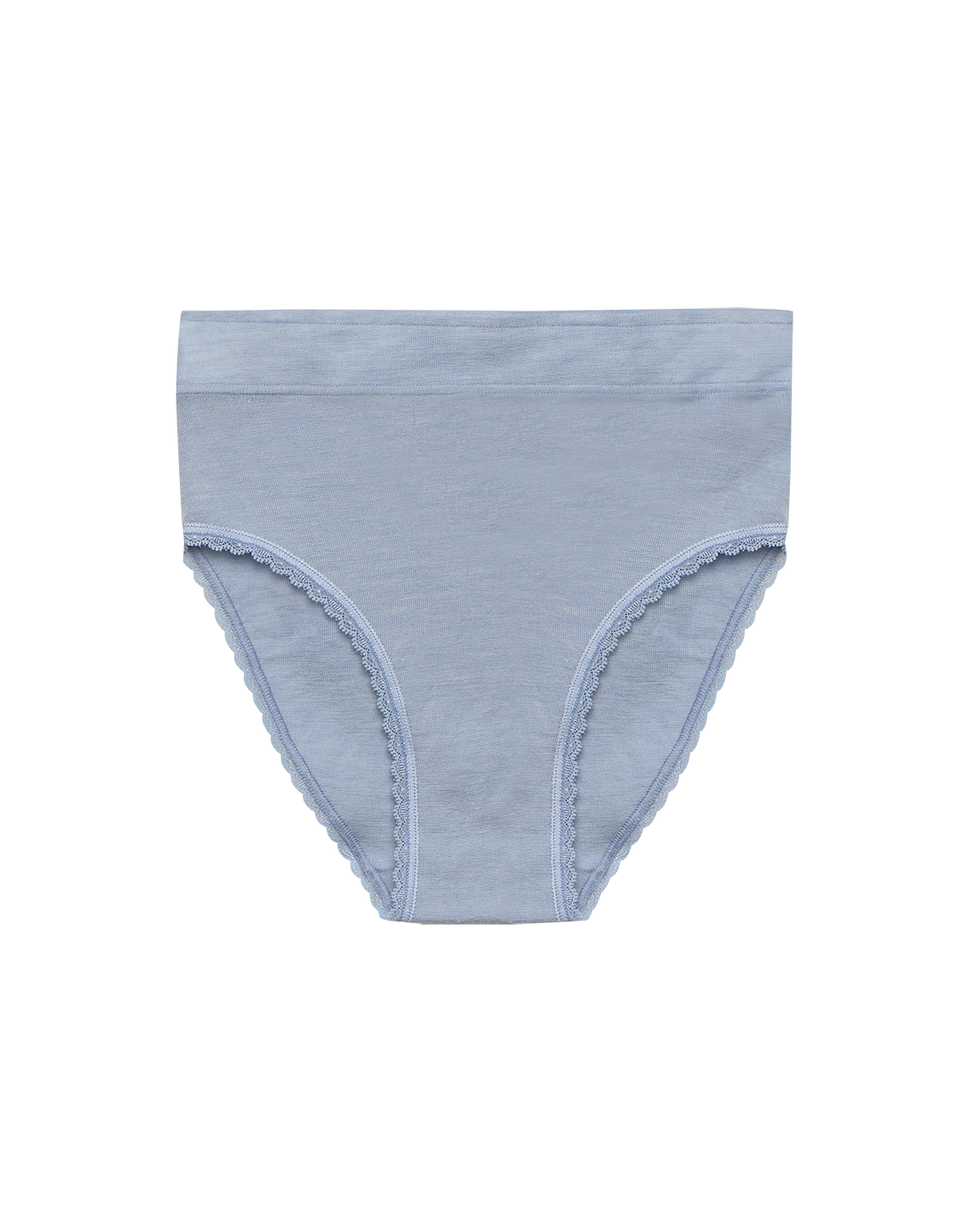 Hooggetailleerde slips van merinowol/zijde voor dames -