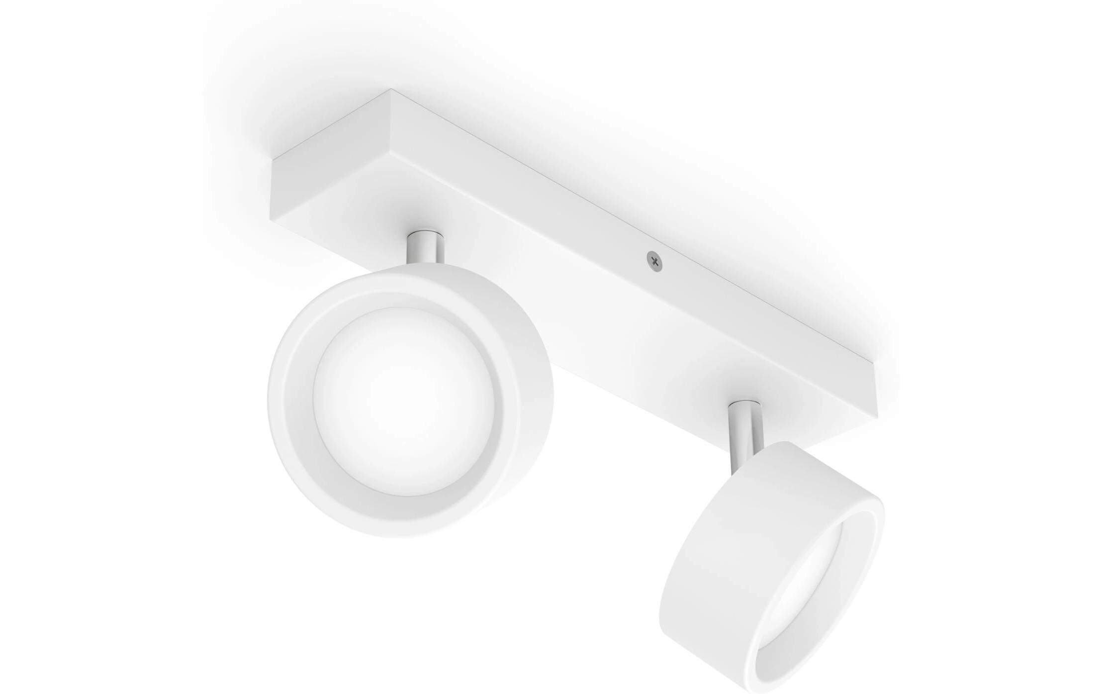 Aufbauspot Bracia 2 x 5.5W 2700K WeissLED-Spotleuchte