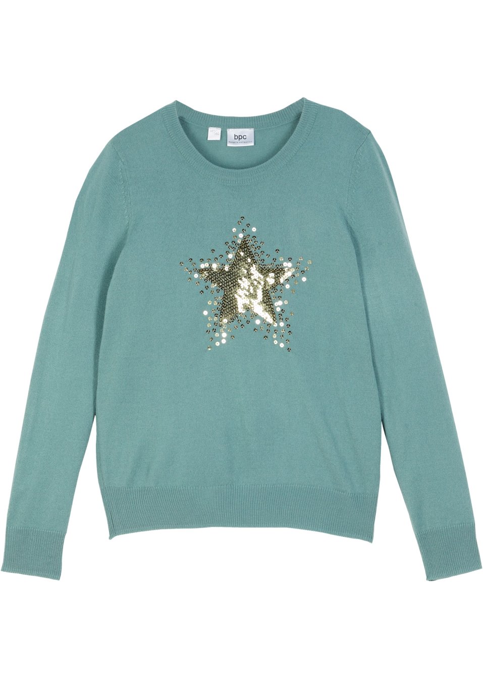 Pull en maille fille avec paillettes