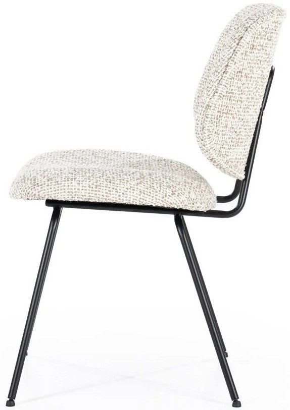 Eetkamerstoel Beige 95989 Jon B49.5 x D58 x H82 cm
